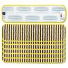 Rubbermaid Commercial Medium Scrubber Pad, Yellow, Microfiber, PK6 FGQ81000YL00